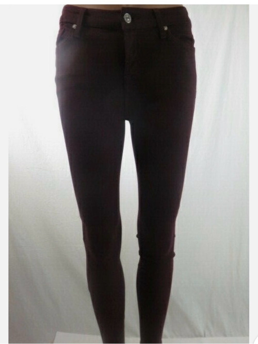 Seven for All Mankind Slim Fit Pants in Deep Burgundy